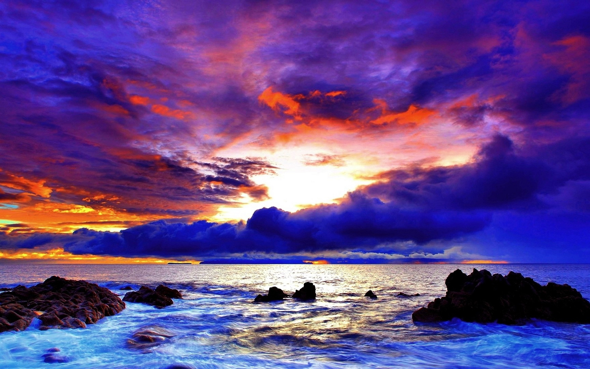 sunset images purple beach - HD Desktop Wallpapers | 4k HD
