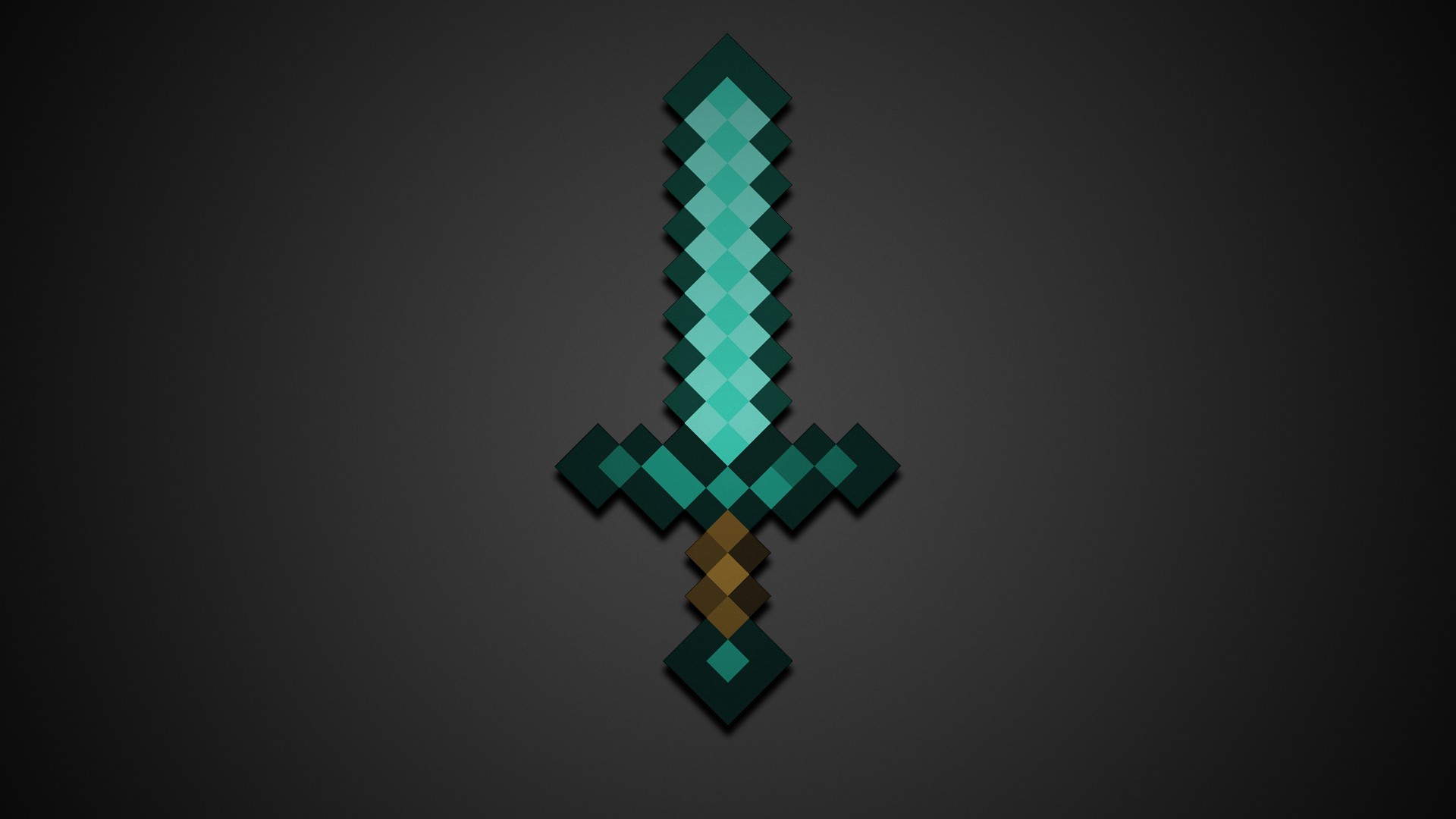 minecraft foam diamond sword
