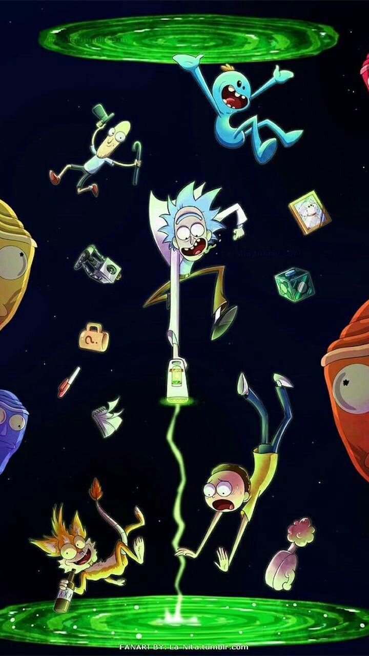 ricky and morty wallpapers hd 4k 3